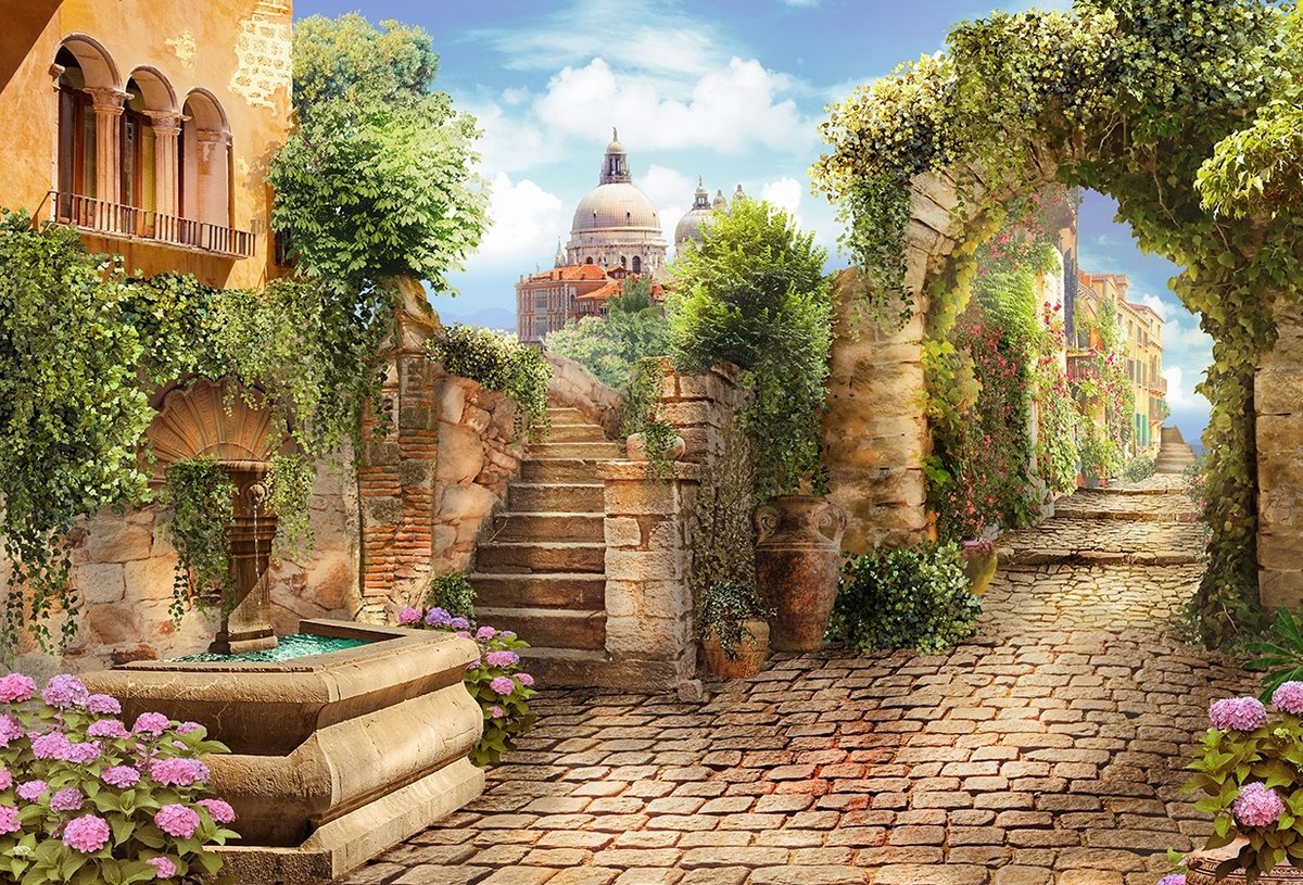 Дворик Италии - оригинал