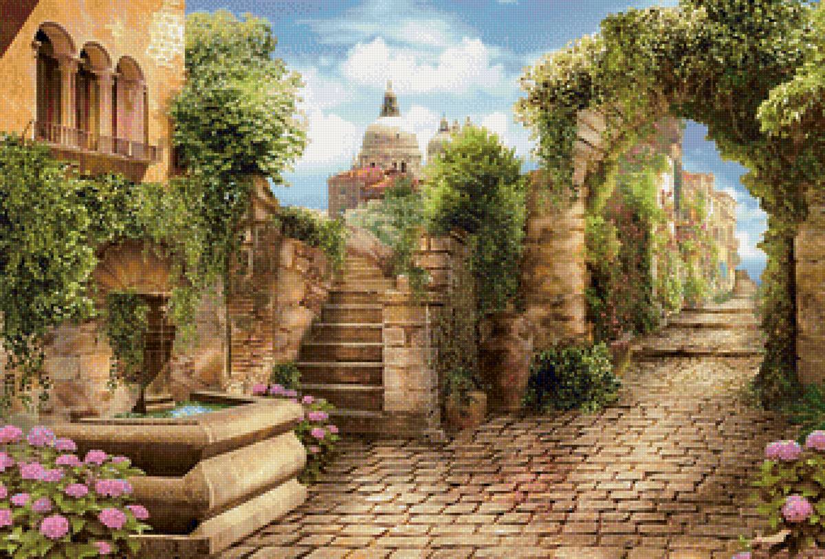 Дворик Италии - предпросмотр