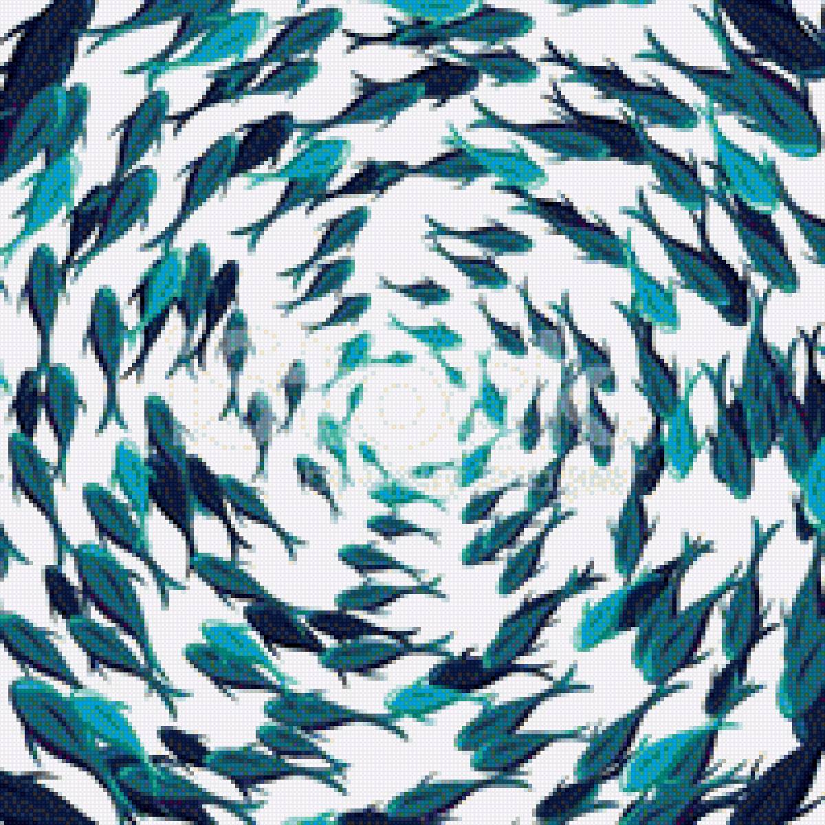 Рух - сфера, рыбы, движение, круг, фрик, дивергент - предпросмотр