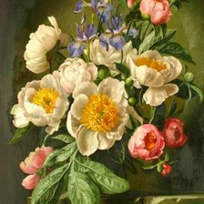 Схема вышивки «Цветы»