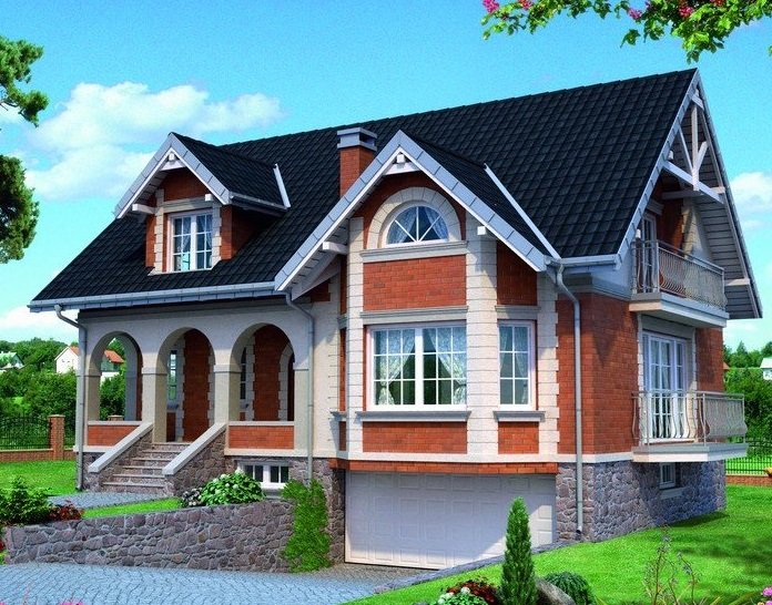 Домик - красивый, дом - оригинал