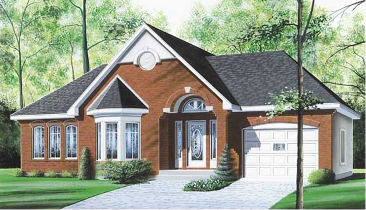 Домик - красивый, дом - оригинал