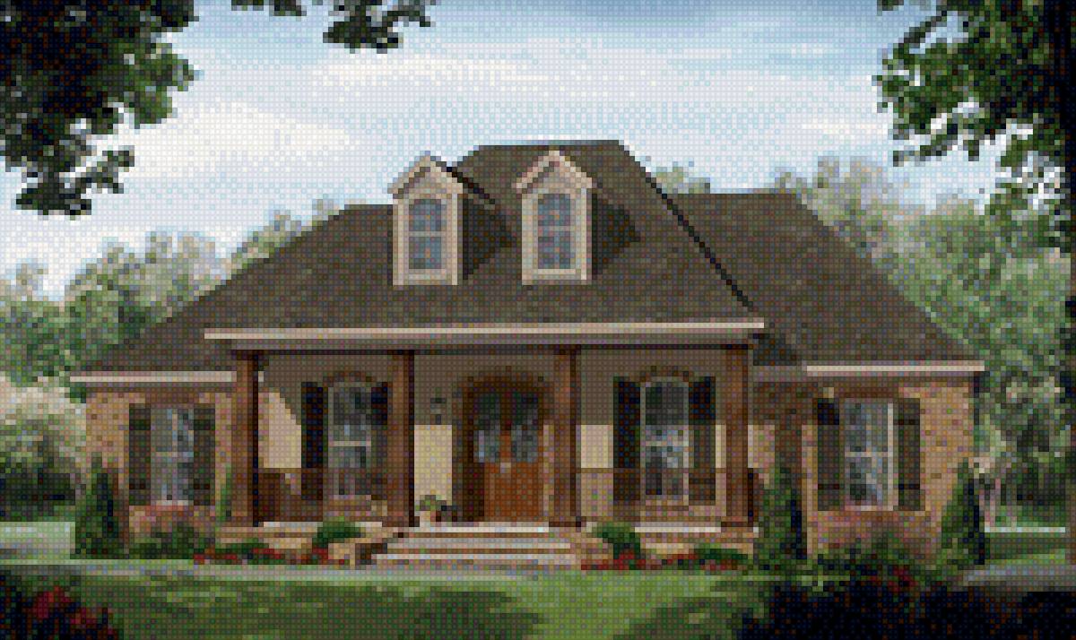 Домик - красивый, дом - предпросмотр