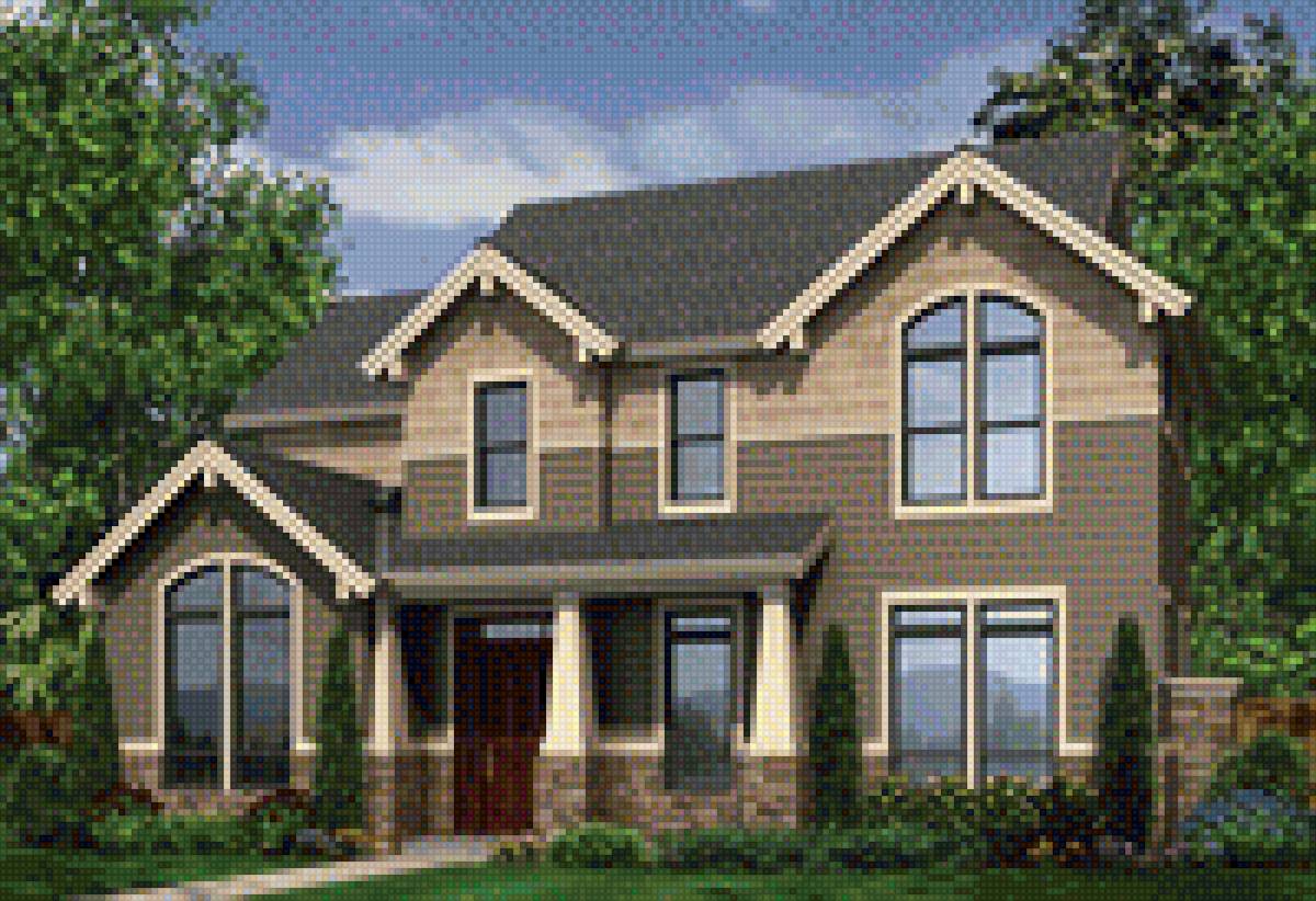 Домик - красивый, дом - предпросмотр