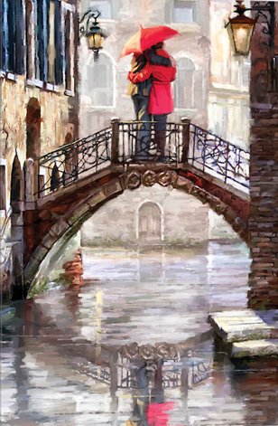 ВЕНЕЦИЯ - венеция, canal bridge, вода, пейзаж - оригинал