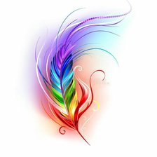 Схема вышивки «Feather»