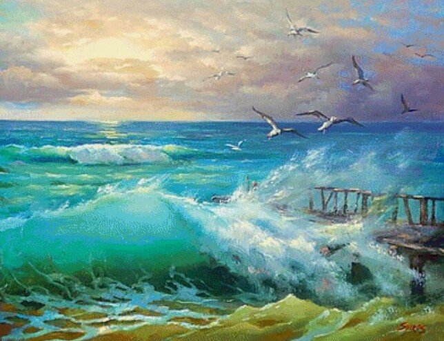 Море - море и чайки - оригинал
