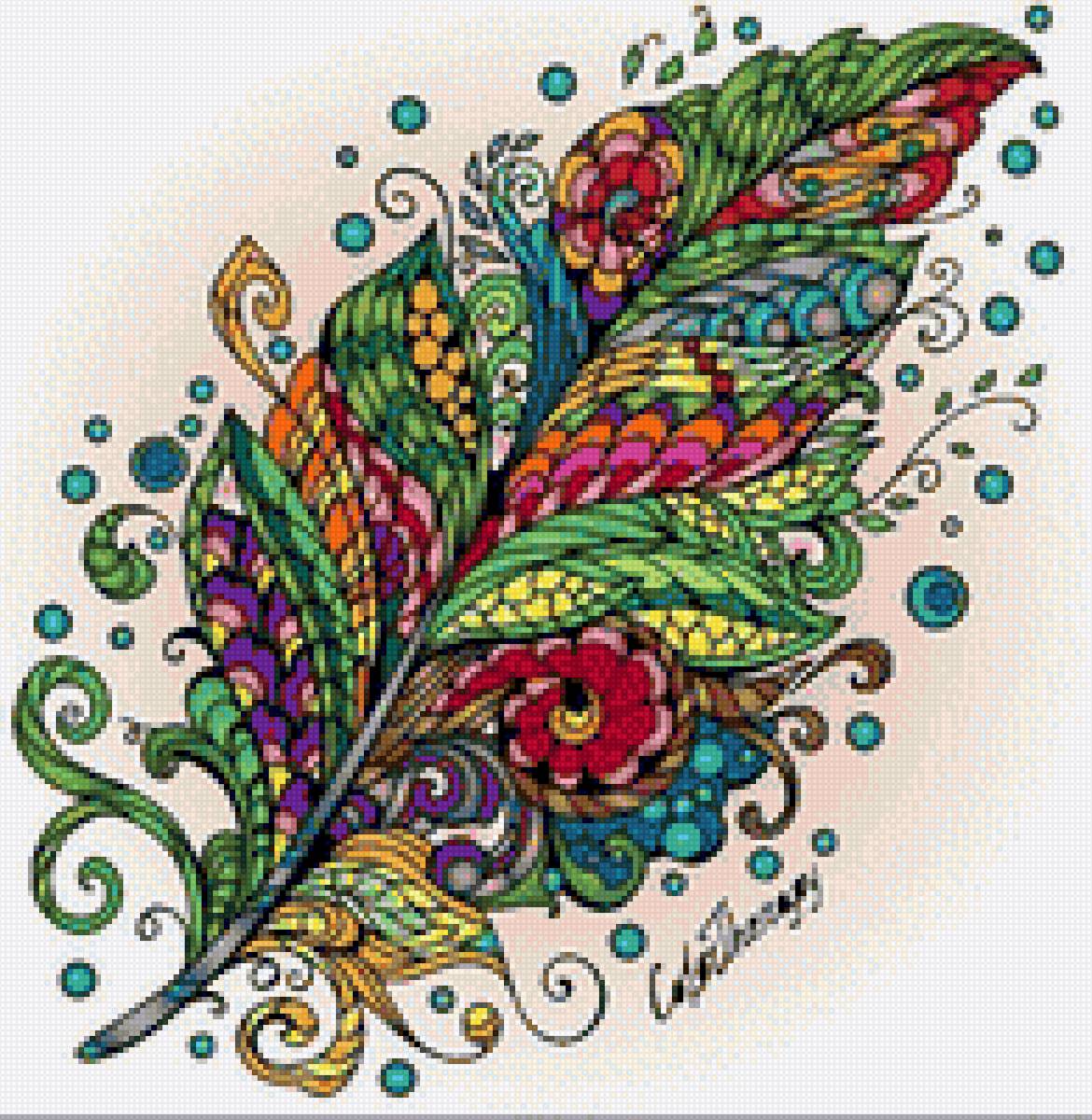 Coloured Feather 2 - предпросмотр