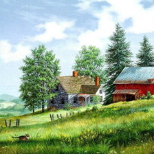 Схема вышивки «Farm Summer.»