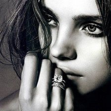 Схема вышивки «Взгляд»