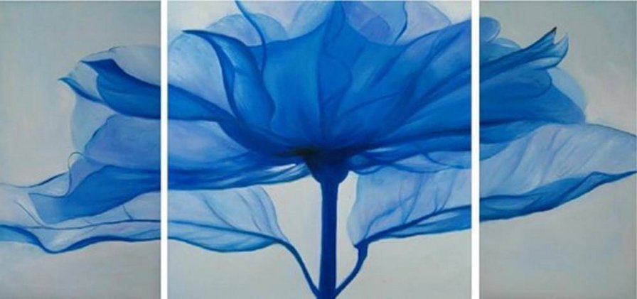 Fiore blu - fiori - оригинал
