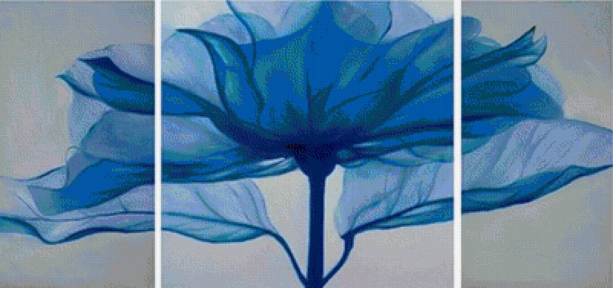 Fiore blu - fiori - предпросмотр