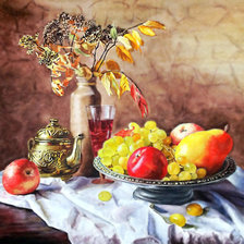 Схема вышивки «Осенний натюрморт.»