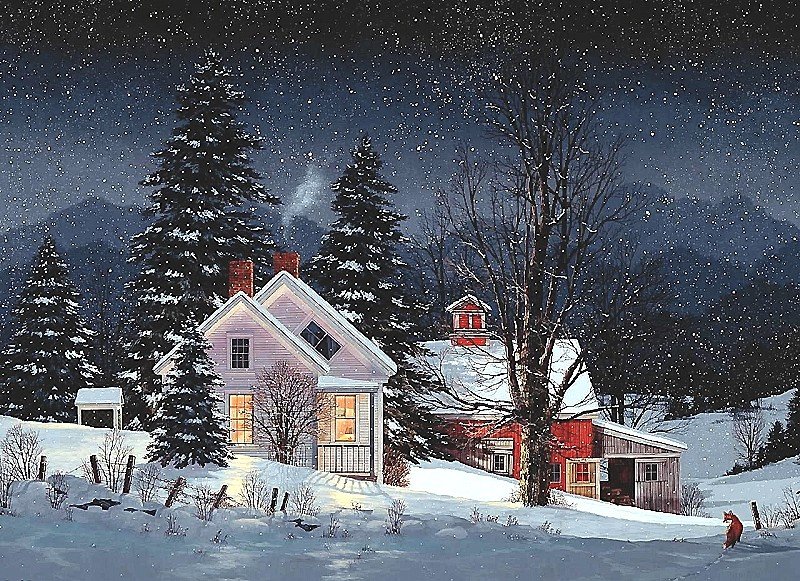 ЗИМНЯЯ НОЧЬ - оригинал