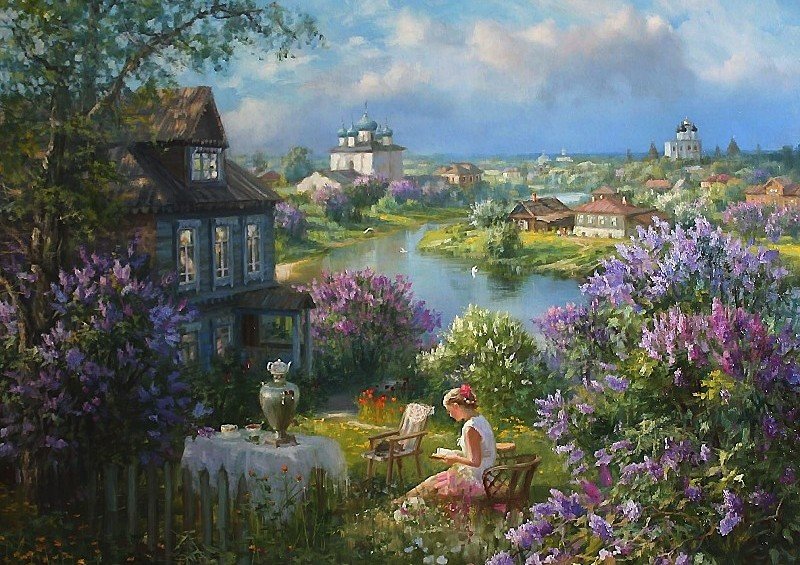 ДЕРЕВЕНСКАЯ ИДИЛЛИЯ - оригинал