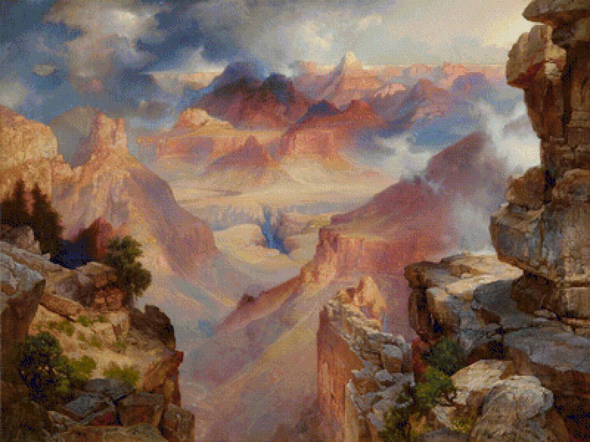 Grand Canyon. - thomas moran painter.landscape. - предпросмотр