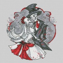 Схема вышивки «любовь после смерти»