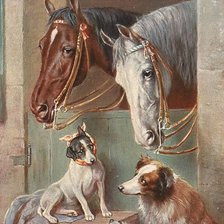 Схема вышивки «Лучшие друзья»