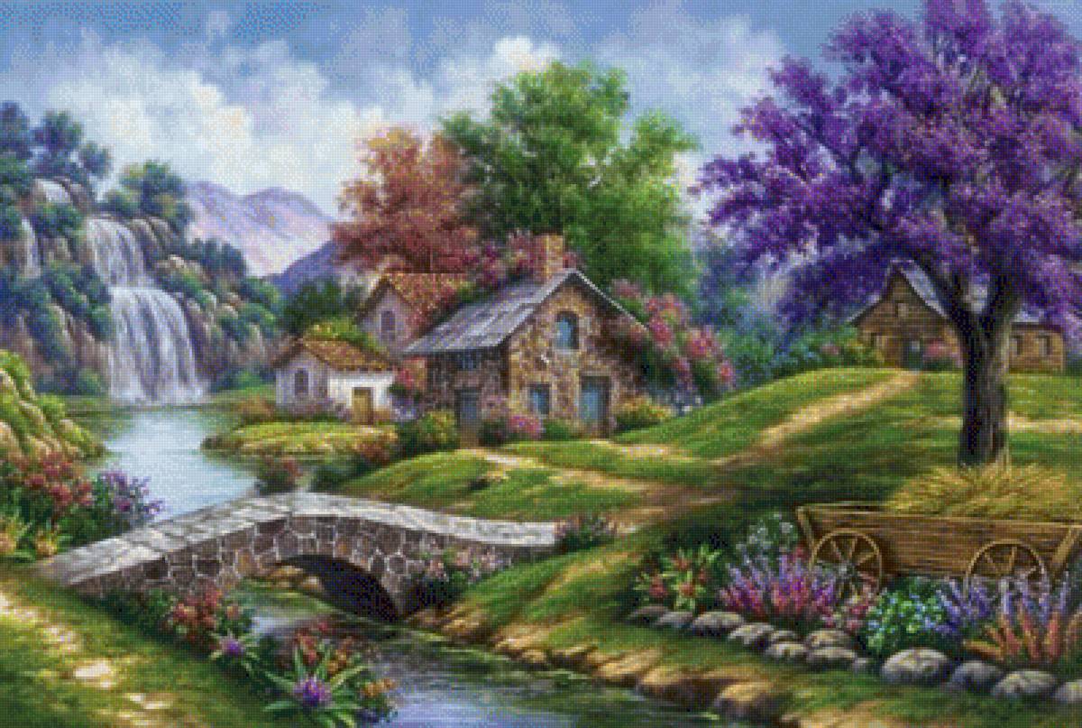 Tranquility. - arturo zárraga painter.landscapes. - предпросмотр