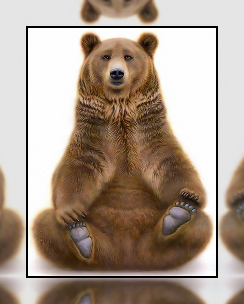 Потапыч. - медведь бурый - оригинал