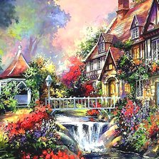 Схема вышивки «ДОМИК»