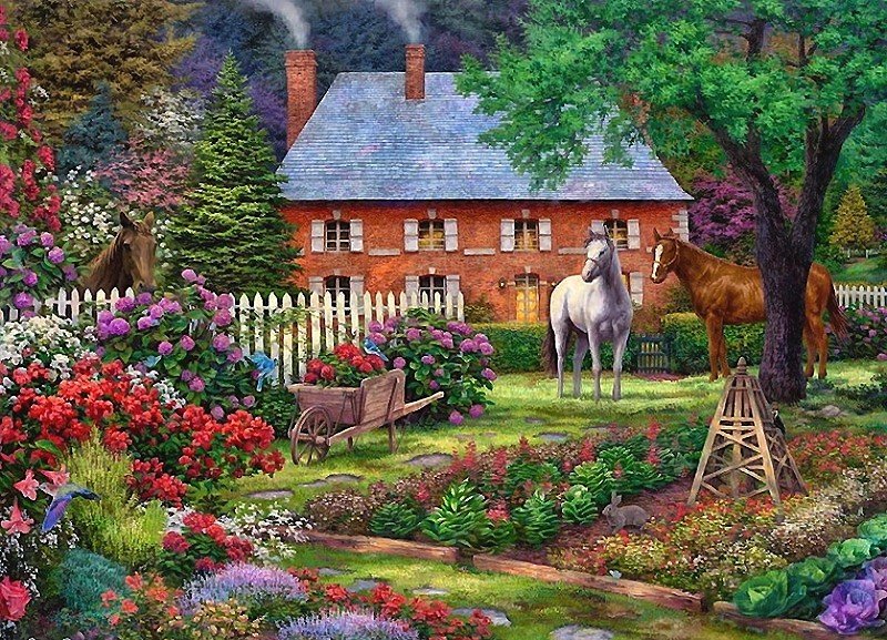 САД В ЦВЕТУ - оригинал