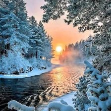 Схема вышивки «пейзаж»