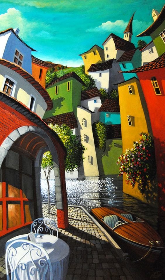 городок - город - оригинал