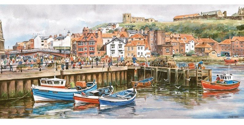 Whitby Harbour. - seascape.people. - оригинал