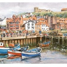 Whitby Harbour.