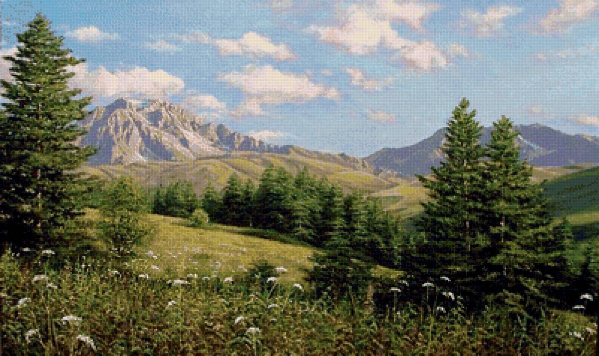 Художник — Аркадий Олейников - художник, пейзаж - предпросмотр