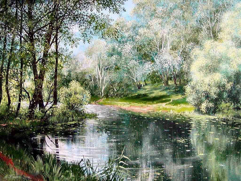 Художник — Владимир Панич - пейзаж, художник - оригинал