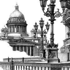 Оригинал схемы вышивки «пейзаж» (№1932173)