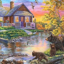 Схема вышивки «ГОСТИ»