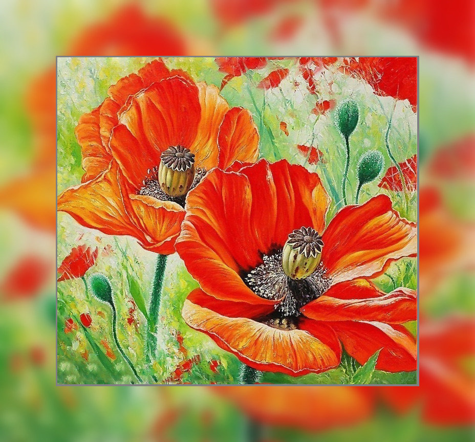 №1932734 - маки, букеты, цветы, натюрморт - оригинал