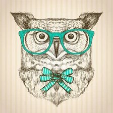 Схема вышивки «сова»