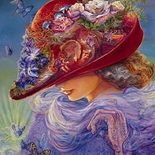 Схема вышивки «The Red Hat 1.»