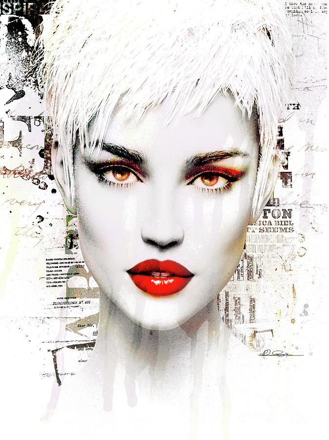 рисунок - девушка - оригинал