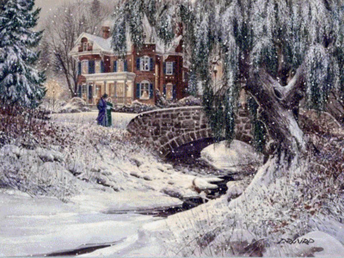 Victorian Winter. - snowscapes.people. - предпросмотр
