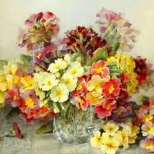 Схема вышивки «Цветы»