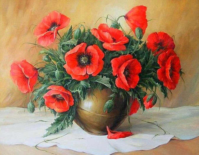 Маки - цветы - оригинал