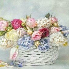 Схема вышивки «Букет»