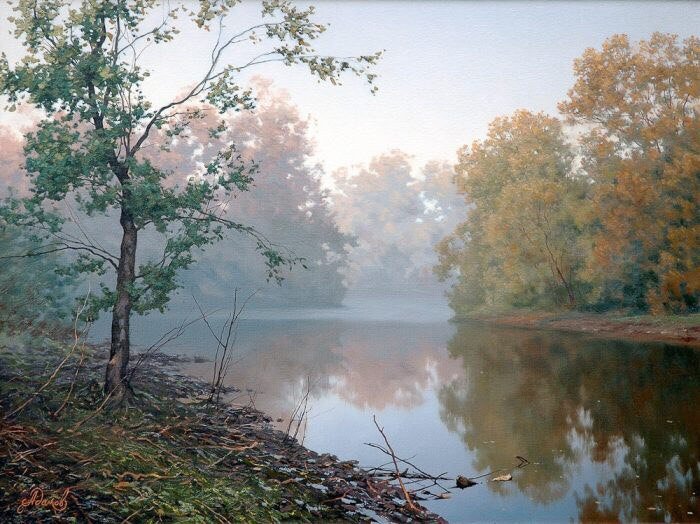 Художник Алексей Адамов - пейзаж, художник - оригинал