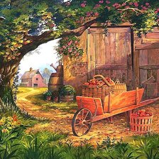 Схема вышивки «УРОЖАЙ ЯБЛОК»