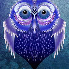 Схема вышивки «сова»