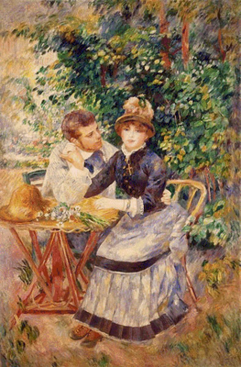 In the Garden. - pierre auguste renoir paintings. - предпросмотр