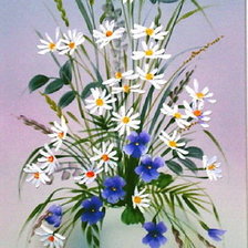 Оригинал схемы вышивки «цветы» (№1936256)