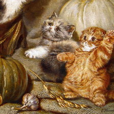 Схема вышивки «КОШКИ( ДЕТАЛЬ)»