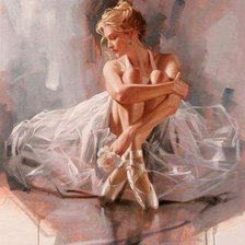 Схема вышивки «балерина»