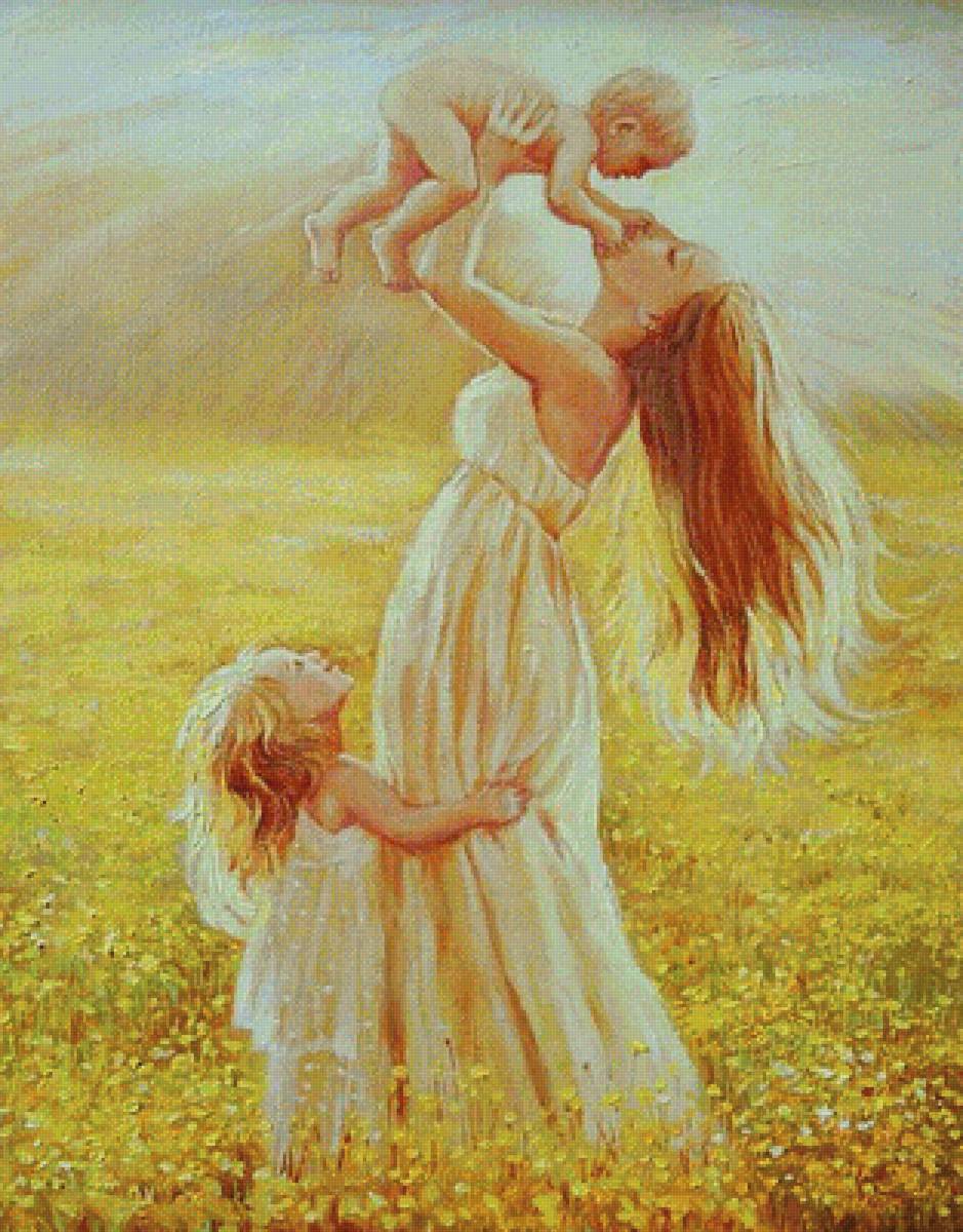 Образ материнства. Claudia Tremblay картины мать и дитя. Картина мать с ребенком. Мама с ребенком живопись. Картина женшина сребенком на руках.